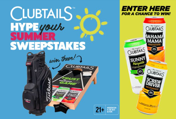 Clubtails Cocktails Summer Sweepstakes
