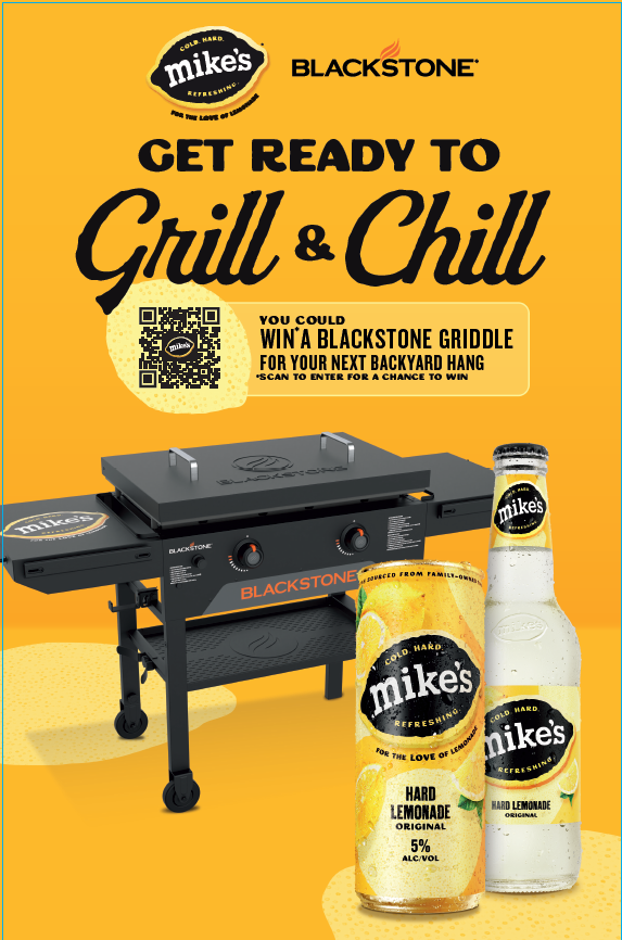 Mike's Hard Lemonade Blackstone griddle giveaway